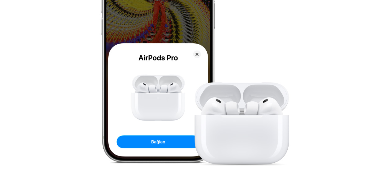 iPhone 17 Pro, ekranda Bağlantı özelliği, AirPods Pro 3 ve MagSafe Şarj Kutusu (USB-C)