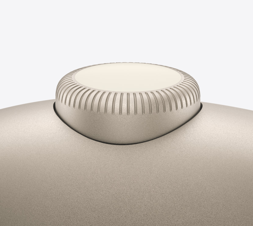 AirPods Max 2 kõrvaklapid, tähevalges toonis, Digital Crowni detail